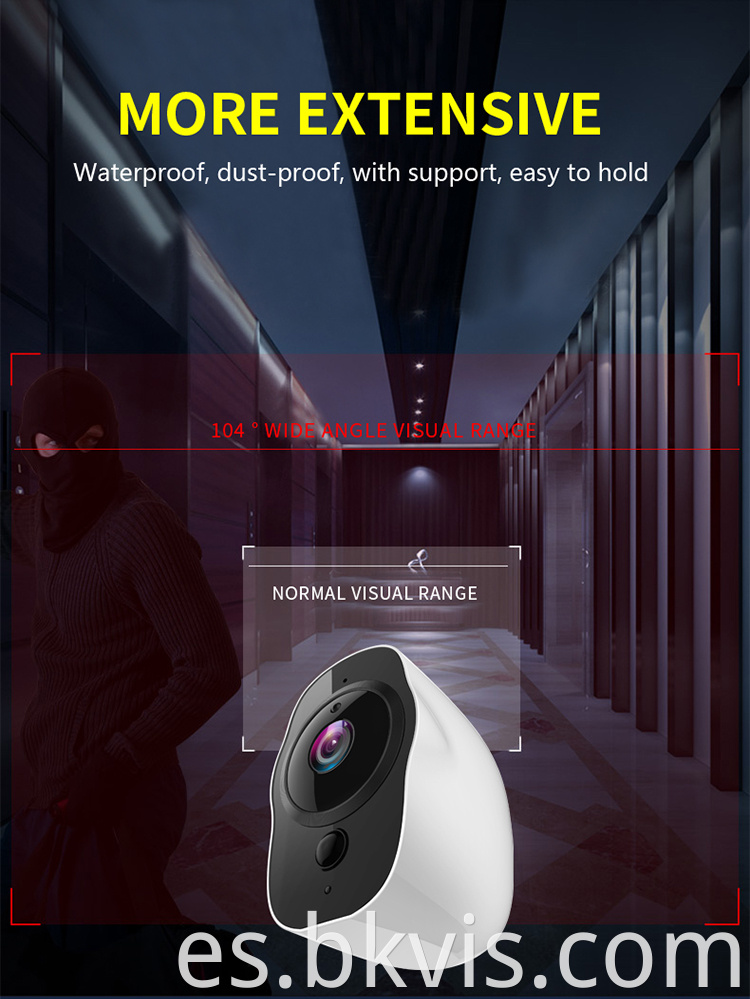 Intruder Detector Cámara PIR Visión nocturna infrarroja Full HD Voice Talk Smart Smart Home Security Monitoreo CCTV Webcam